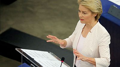 Von der Leyen takes aim at U.S. tech giants' low tax bill in Europe Von der Leyen takes aim at U.S. tech giants' low tax bill in Europe