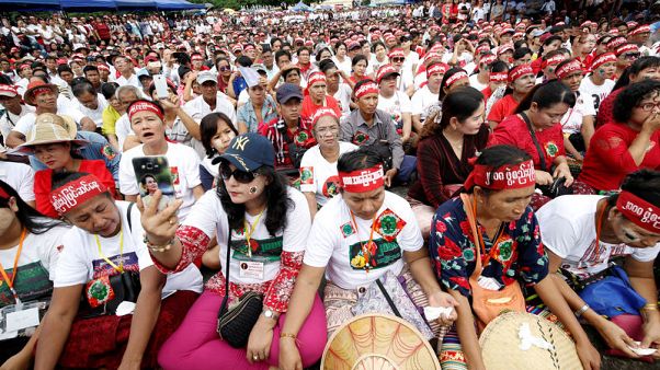Suu Kyi's bid to reform charter sparks rival protests in Myanmar Suu Kyi's bid to reform charter sparks rival protests in Myanmar