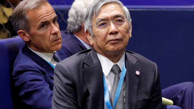 Kuroda says BOJ will debate policy this month on view economy on growth path