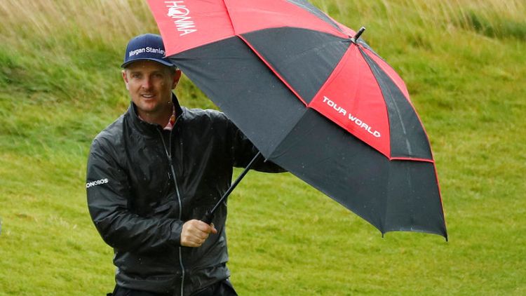 Rain sweeps in on final Open practice day at Portrush