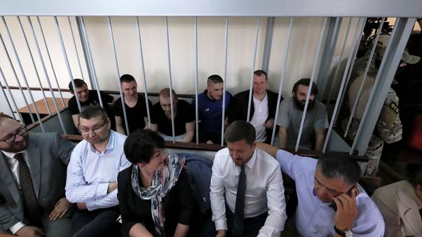 Russian court extends arrest of a group of Ukrainian sailors Russian court extends arrest of a group of Ukrainian sailors