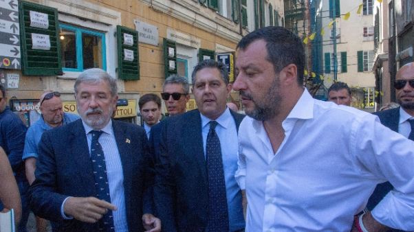 Salvini, governo Pd-M5s non mi preoccupa Salvini, governo Pd-M5s non mi preoccupa