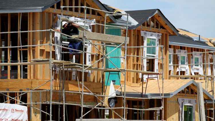 U.S. housing starts fall further; permits at two-year low