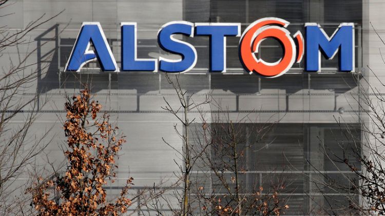 French rail infrastructure group Alstom's first quarter sales rise