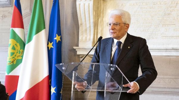 Sisma: Mattarella, ricostruzione proceda Sisma: Mattarella, ricostruzione proceda