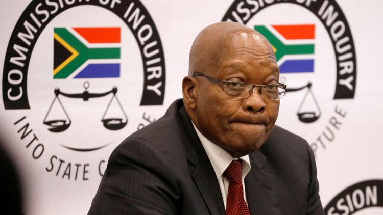 South Africa's Zuma will not participate further in corruption inquiry -lawyer