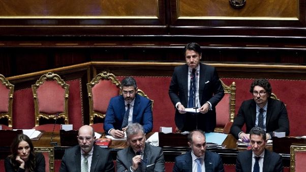Conte, difendo i miei ministri da tutti Conte, difendo i miei ministri da tutti