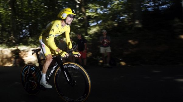 Tour: impresa Alaphilippe,vince la crono Tour: impresa Alaphilippe,vince la crono