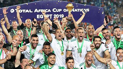 Algeria win Africa Cup of Nations with freak early goal Algeria win Africa Cup of Nations with freak early goal