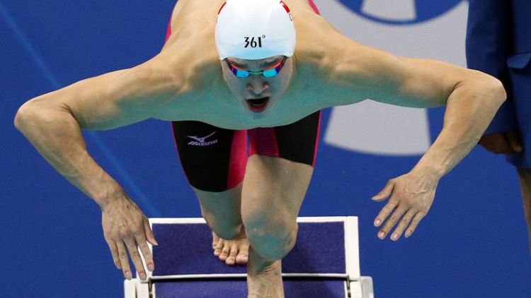 Swimming - Sun asks CAS for public hearing over doping case