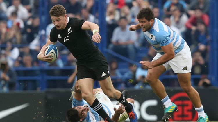 All Blacks deny Pumas first win with tight 20-16 victory