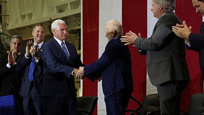Astronauts hailed as heroes 50 years after historic moon landing Astronauts hailed as heroes 50 years after historic moon landing
