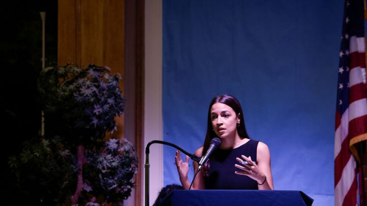Trump relished rally chant, Ocasio-Cortez tells constituents in Queens