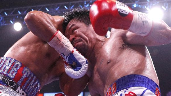 Pugilato:Pacquiao vince titolo a 40 anni Pugilato:Pacquiao vince titolo a 40 anni