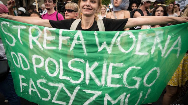 Polish police detain 25 after attacks on equality march