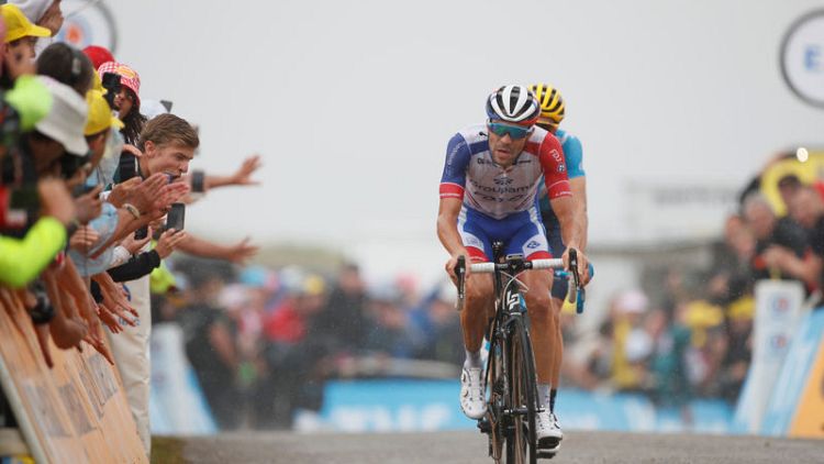 Cycling - Pinot tames rivals again as Yates takes stage win