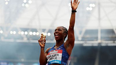 Unstoppable Fraser-Pryce blazes to 100m glory in London Unstoppable Fraser-Pryce blazes to 100m glory in London