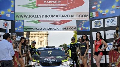 Rally: Basso su Skoda trionfa a Roma