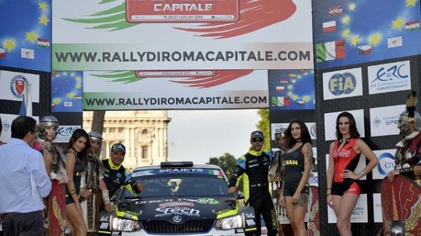 Rally: Basso su Skoda trionfa a Roma Rally: Basso su Skoda trionfa a Roma