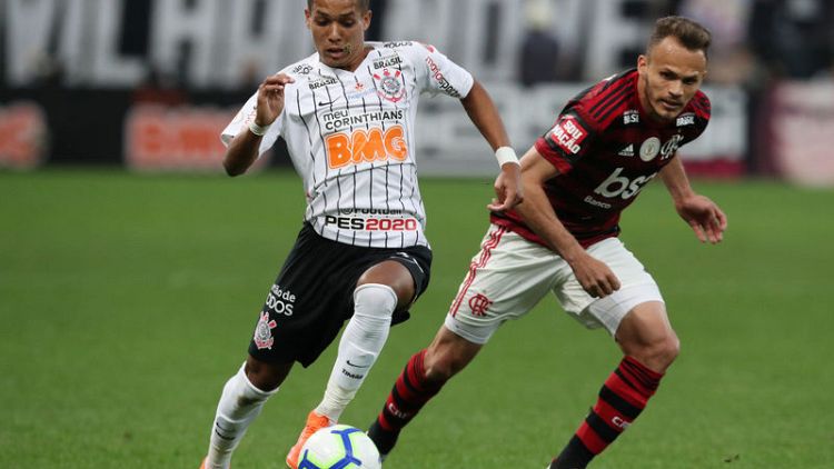 Flamengo draw 1-1 at Corinthians in VAR-influenced match