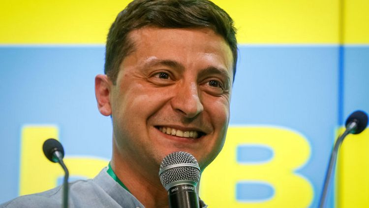 Ukraine president's party declares winning majority in parliament