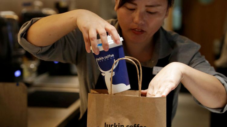 Starbucks' China rival Luckin Coffee plans first foray overseas