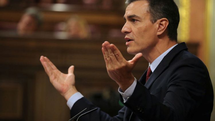 Spain's Podemos demands bigger government role to back Sanchez as PM