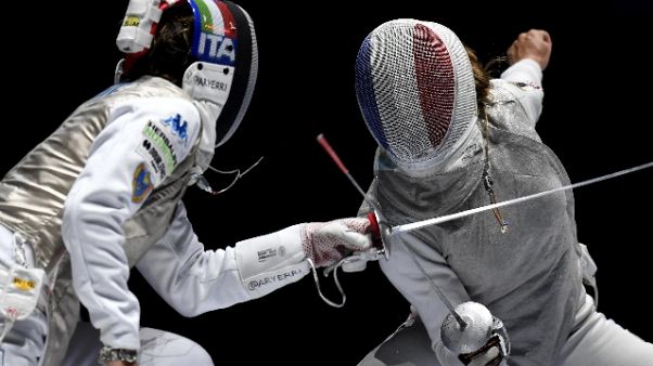 Scherma: azzurre,meritavamo oro Mondiali Scherma: azzurre,meritavamo oro Mondiali