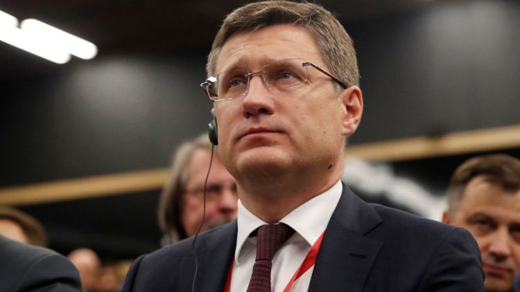 وكالة: وزير الطاقة الروسي يأمل في ارتفاع الطلب على النفط في 2020