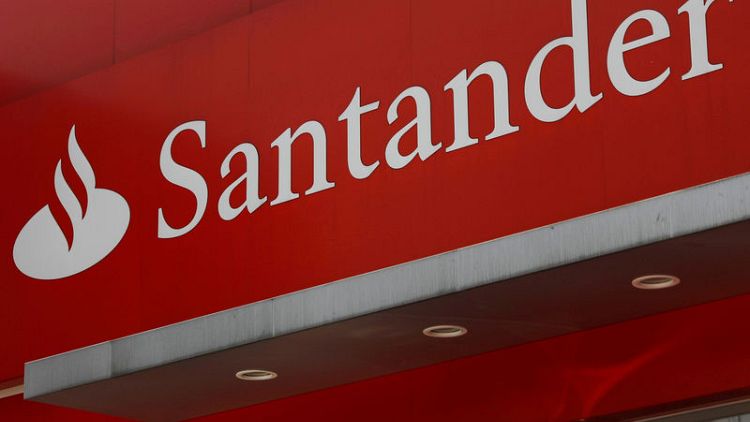 Santander second-quarter net profit falls 18% on Popular costs, weak Britain