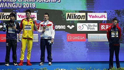 Sun embroiled in more podium controversy at worlds