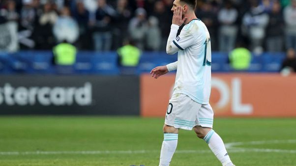Messi banned for one game for Copa America red card Messi banned for one game for Copa America red card