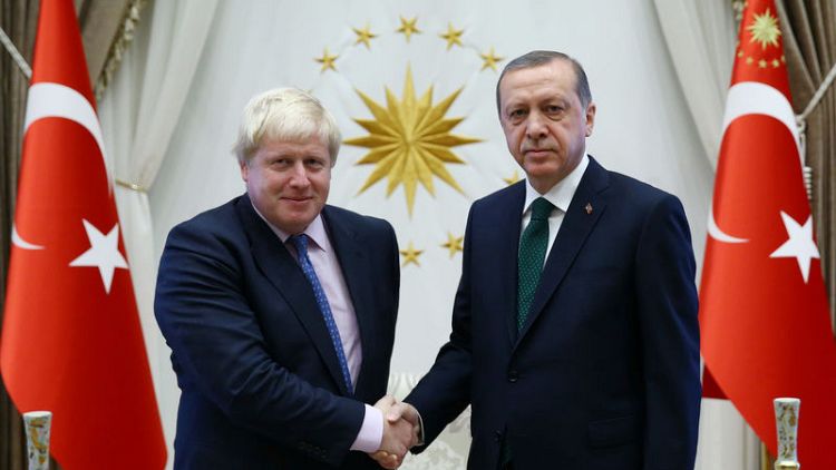 Turks welcome 'Ottoman grandson' Boris Johnson as British leader