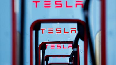 Tesla second-quarter revenue misses, shares fall