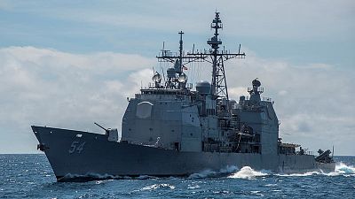 U.S. warship sails through strategic Taiwan Strait amid China tension