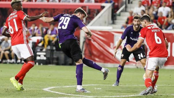 Fiorentina ko 2-1 contro il Benfica Fiorentina ko 2-1 contro il Benfica