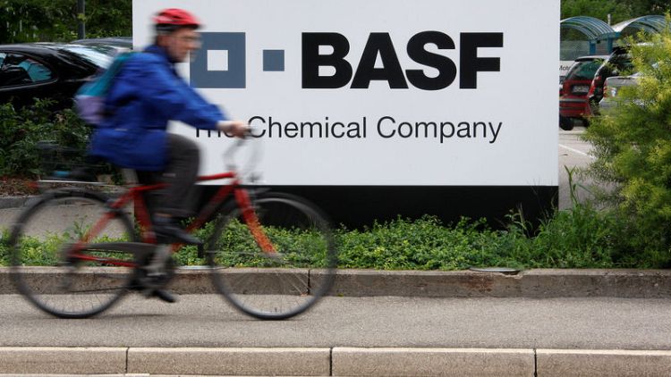 BASF says basic chemicals accounted for most of the slump in second quarter