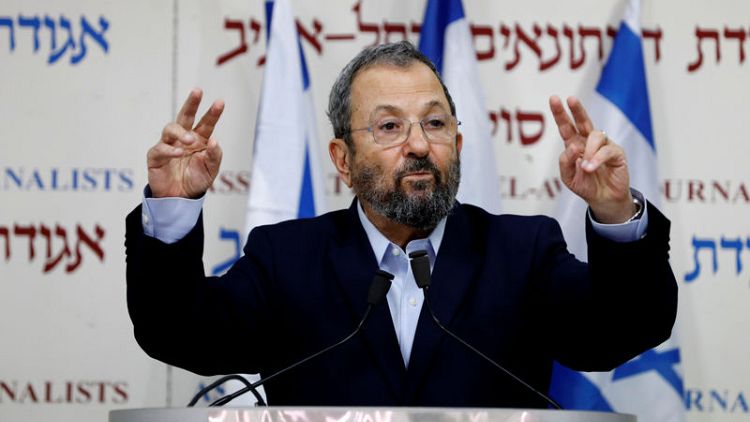 Former Israeli leader Barak joins with left-wing in election run