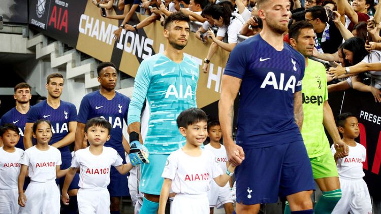 Tottenham announce eight-year shirt deal with AIA