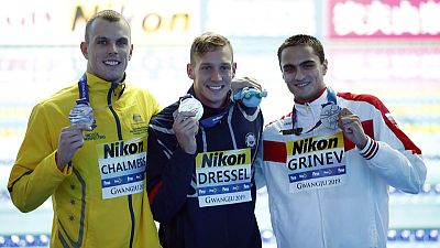 Dressel says beaten rival Chalmers is better 100 swimmer Dressel says beaten rival Chalmers is better 100 swimmer
