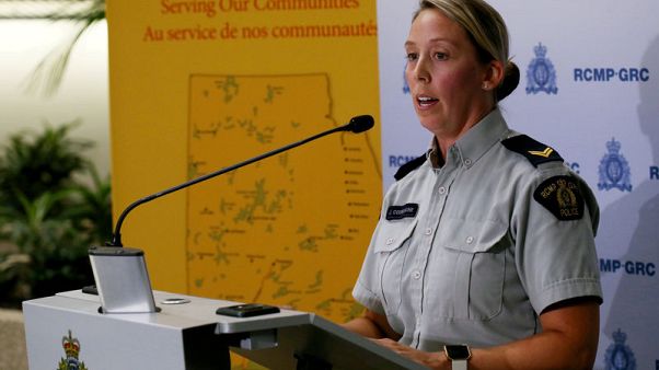 Canada police use drones, dogs in hunt for teenage murder suspects Canada police use drones, dogs in hunt for teenage murder suspects