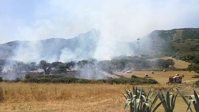 Nuova allerta incendi in Sardegna Nuova allerta incendi in Sardegna