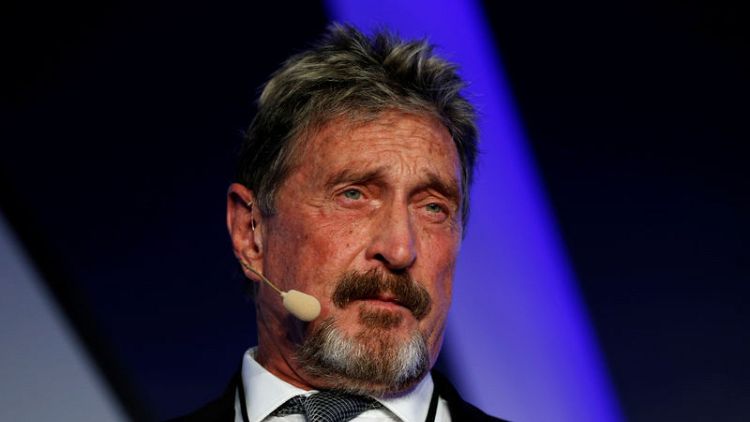 Dominican Republic sends McAfee to Britain, without guns or yacht