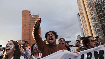 آلاف يحتجون في كولومبيا على مقتل نشطاء