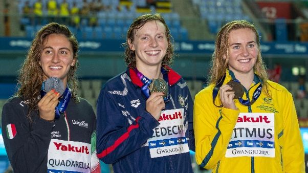 Nuoto: Quadarella, ci ho creduto... Nuoto: Quadarella, ci ho creduto...