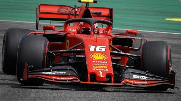 Gp Germania:Ferrari Leclerc parte decima Gp Germania:Ferrari Leclerc parte decima