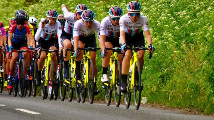 Cycling - Drops women's team may sell the bus to keep on road