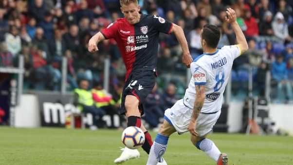 Birsa-gol non basta, Cagliari-Leeds 1-1 Birsa-gol non basta, Cagliari-Leeds 1-1