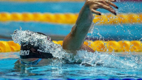Nuoto: azzurre 4X100 mista quarte Nuoto: azzurre 4X100 mista quarte