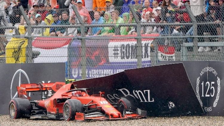F1: Leclerc "errore mio, ma la pista..."